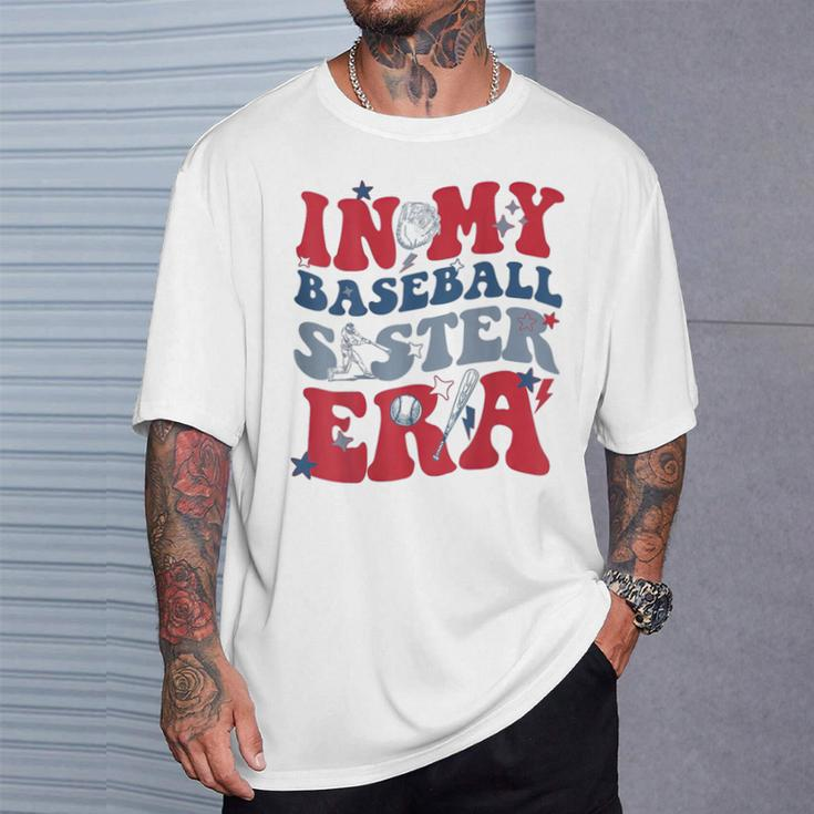 In My Baseball Sister Era T-Shirt Gifts for Him