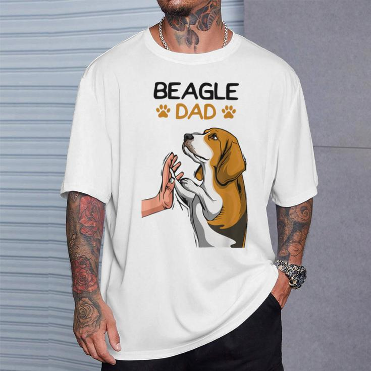 Beagle Dog Dad T-Shirt Geschenke für Ihn
