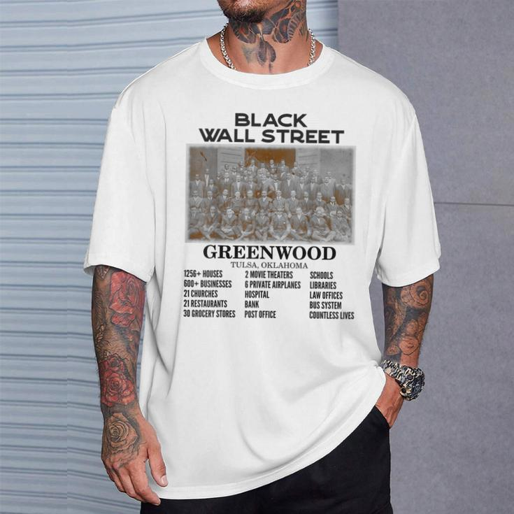 Black Wall Street African American Black History And Legacy T-Shirt Gifts for Him