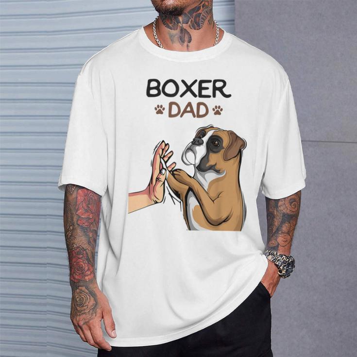 Boxer Dog Papa T-Shirt Geschenke für Ihn