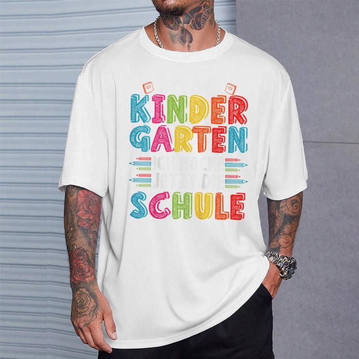 Children's Bye Bye Tschüss Kindergarten Ich Rocke Jetzt Die Schule T-Shirt Geschenke für Ihn