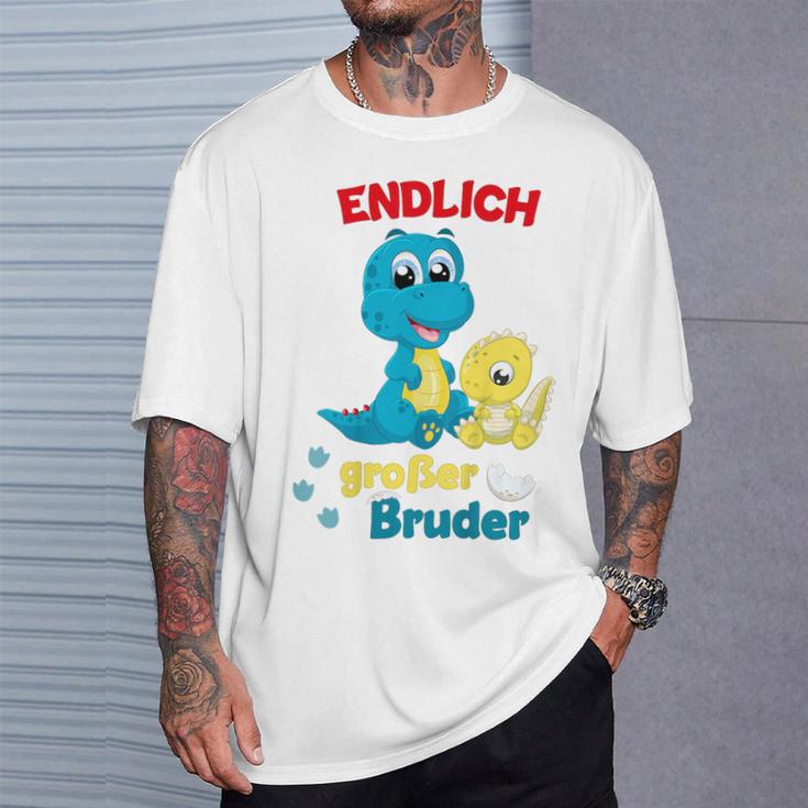 Children's Endlich Großer Bruder 2023 Announce Dino 80 T-Shirt Geschenke für Ihn