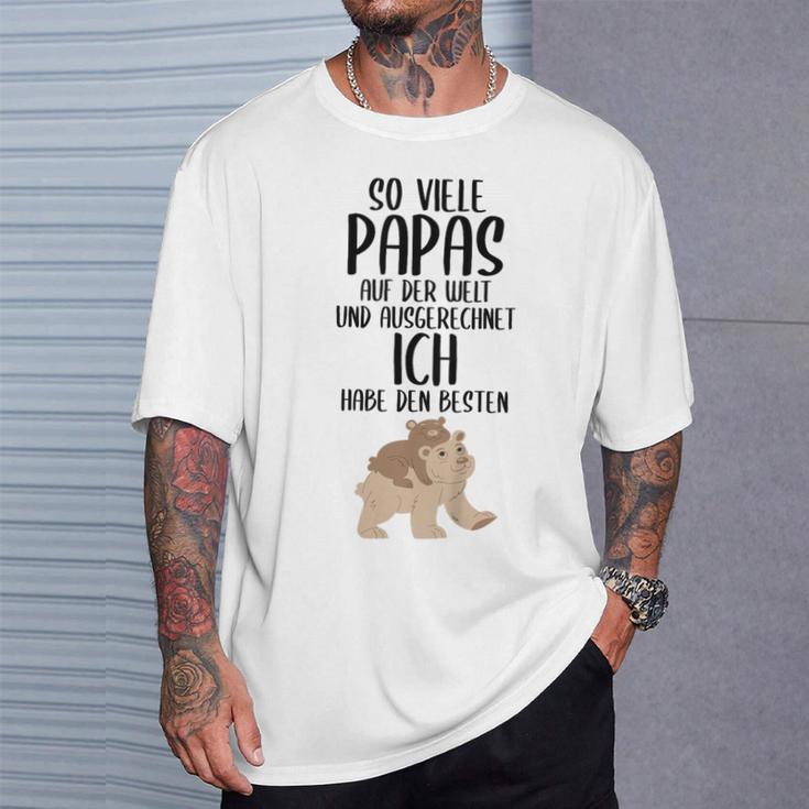 Children's Ich Habe Den Beste Papa Der Welt Ich 80 T-Shirt Geschenke für Ihn