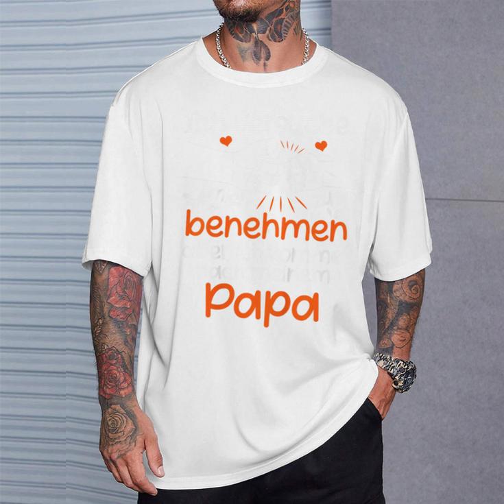 Children's Ichersuche Mich Zu Benehmen Papa Ichersuche Mich T-Shirt Geschenke für Ihn