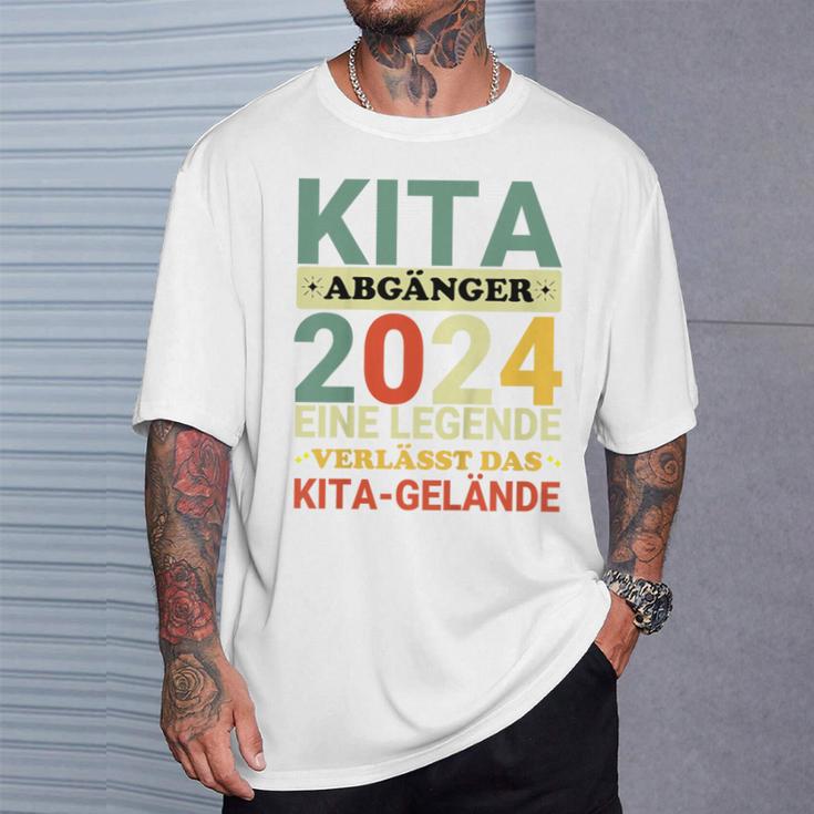 Children's Kita Abgänger 2024 Eine Legendeerlässt Das Kita Gelände T-Shirt Geschenke für Ihn