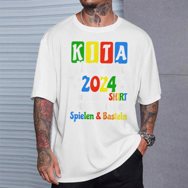 Children's Kita Abgängerin 2024 Kita Geschafft 2024 Kita Graduate 2024 T-Shirt Geschenke für Ihn