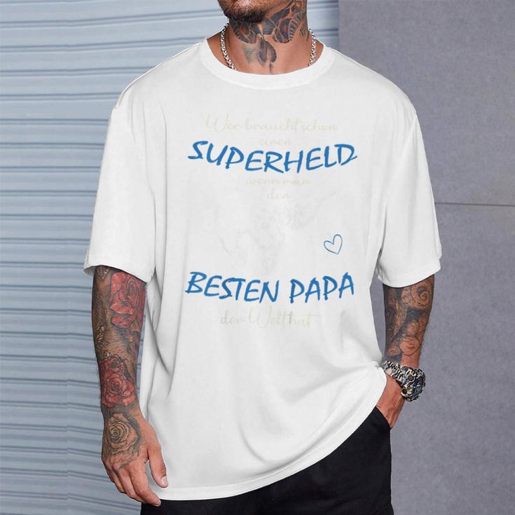 Children's Superhero Bester Papa Der Welt 80 T-Shirt Geschenke für Ihn