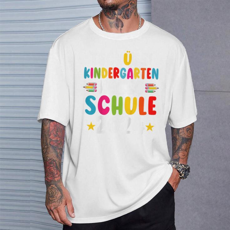 Children's Tschüss Kindergarten Hello School 2024 T-Shirt Geschenke für Ihn