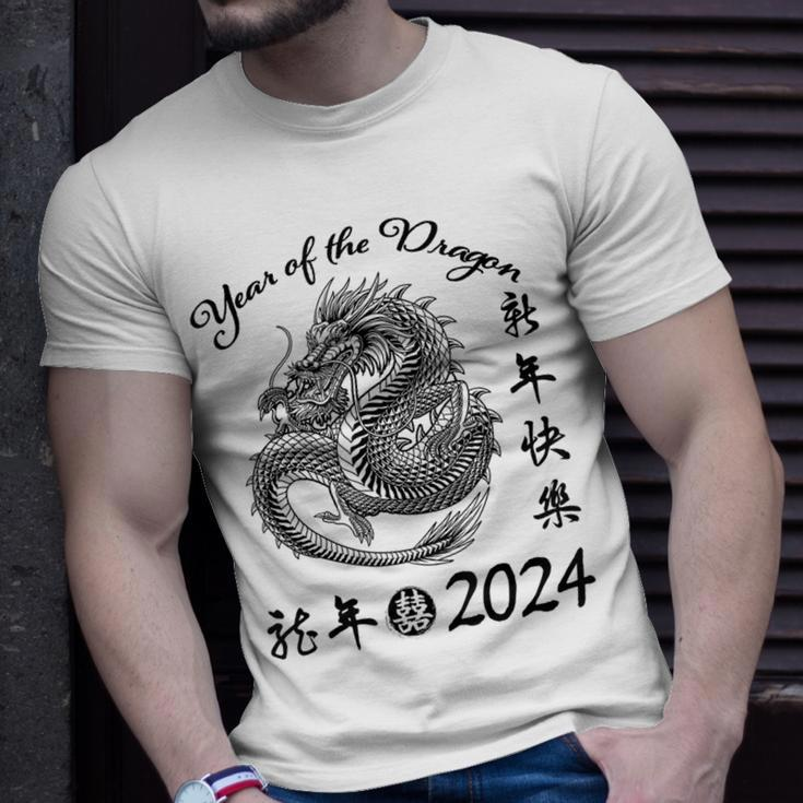 Chinese Calendar Dragon Year Happy New Year 2024 Graphic T-Shirt Gifts for Him