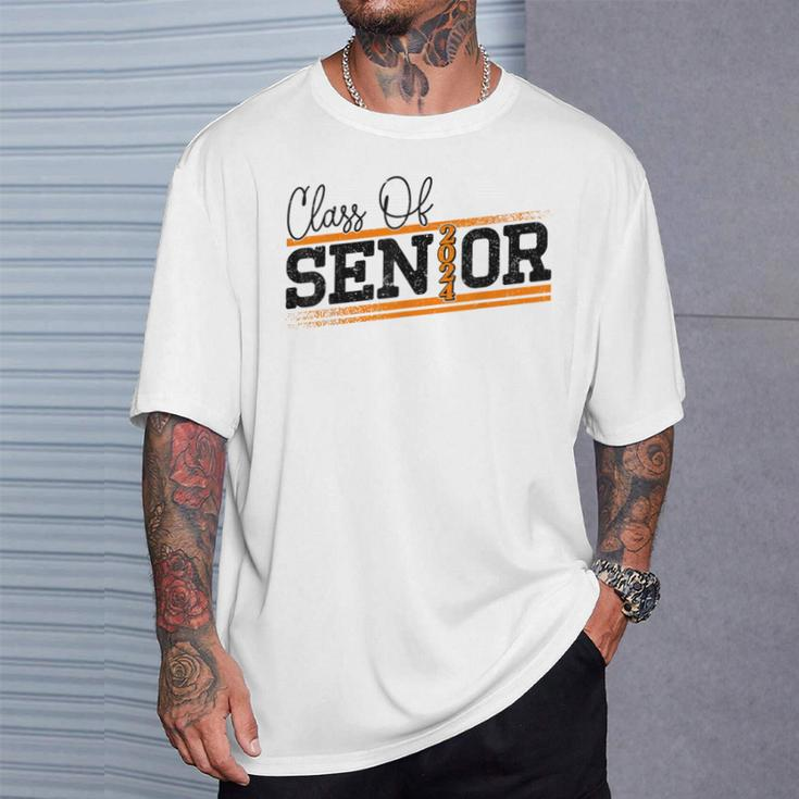 Class Of 2024 Seniors High School College Student Graduation T-Shirt Gifts for Him
