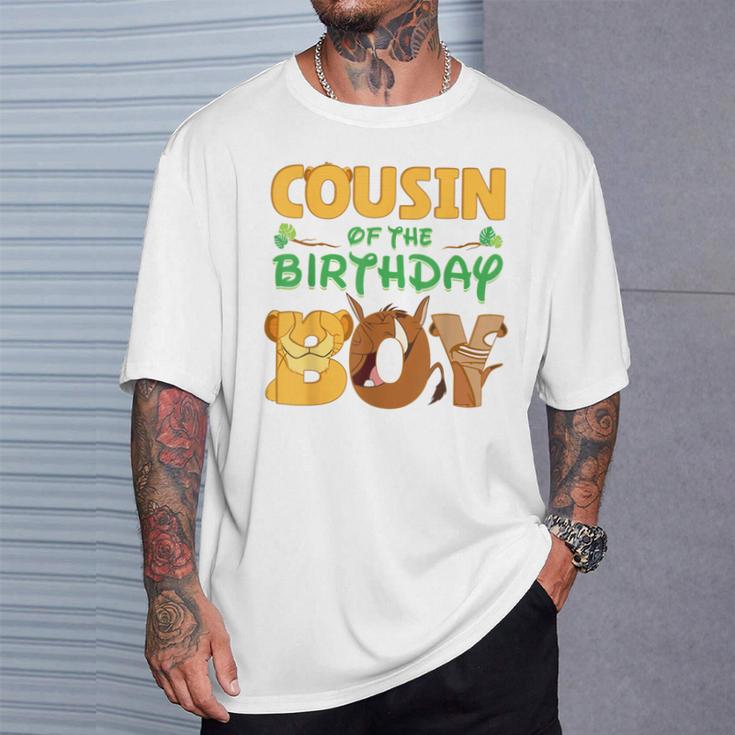 Cousin Of The Birthday Boy Lion Family Matching T-Shirt Gifts for Him