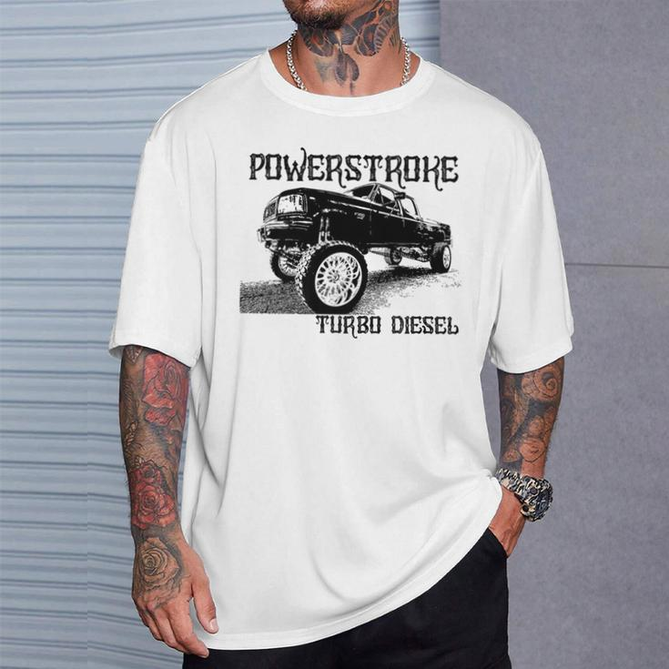 Diesel Power Stroke Coal Rolling Turbo Diesel Truck T-Shirt Gifts for Him