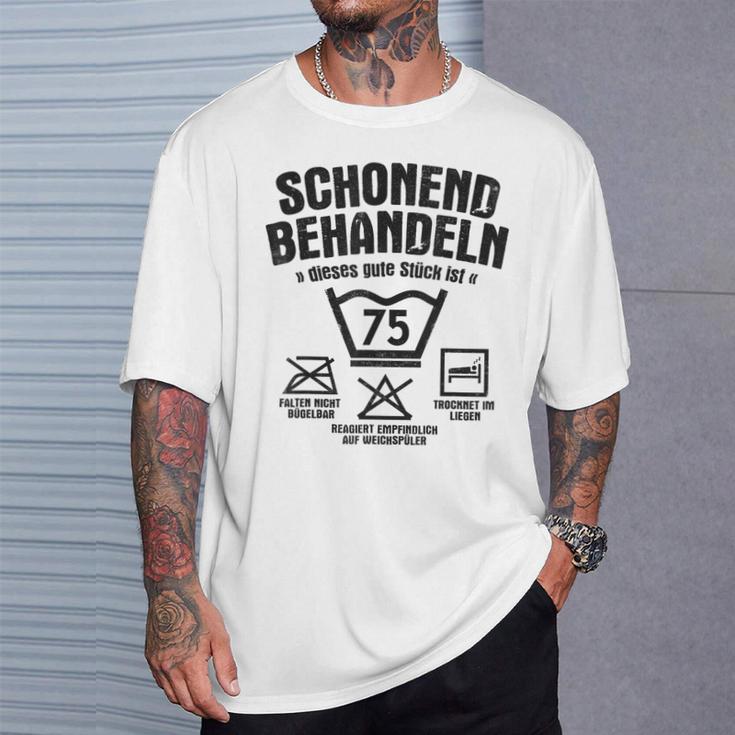 Dieses Gute Stück Ist 75 Schonend Treateln 75Th Birthday T-Shirt Geschenke für Ihn