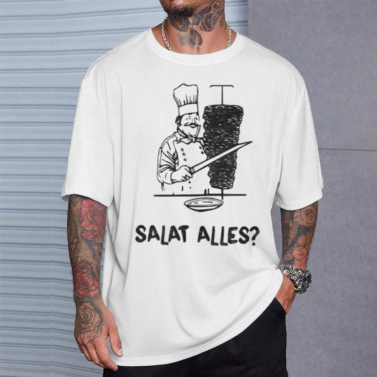 Döner Kebab Salat Alles T-Shirt Geschenke für Ihn