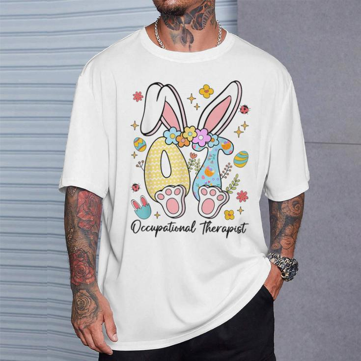 Easter Bunny Ot Occupational Therapist Occupational Therapy T-Shirt Gifts for Him