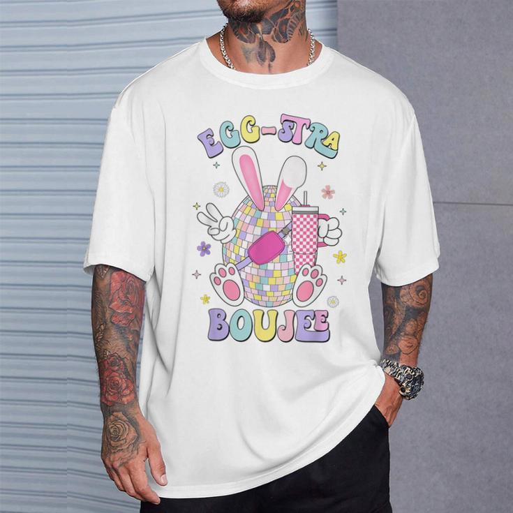 Egg-Stra Boujee Happy Easter Day Disco Easter Bunny Belt Bag T-Shirt Gifts for Him