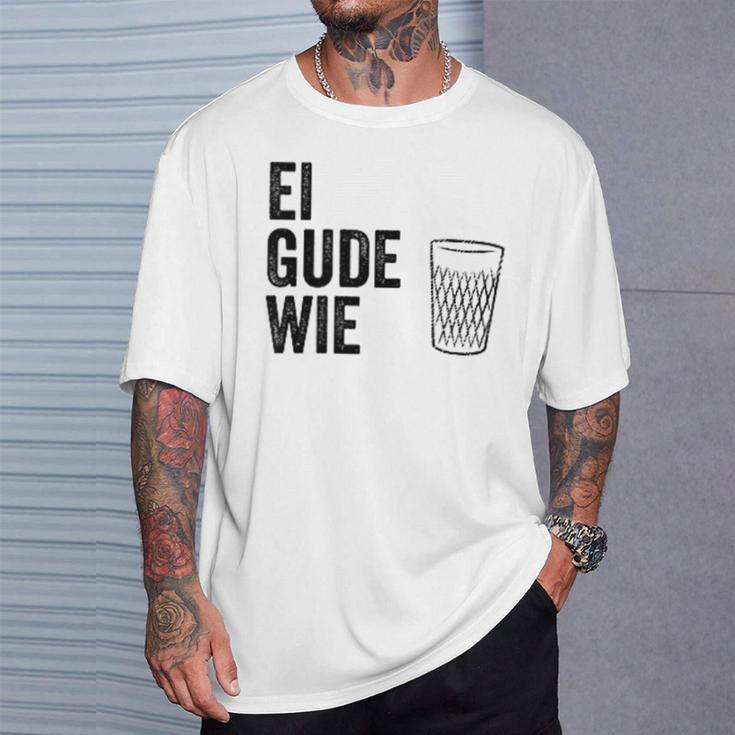 Ei Gude Wie Frankfurt Hessen Appelwoi T-Shirt Geschenke für Ihn