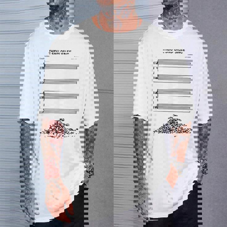 El Sonido Del Silencio Musical Divertido Camiseta unisex Regalos para él