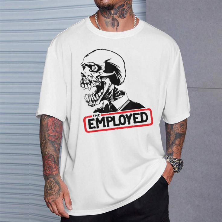 Employed Punk Rock Hardcore Working Class T-Shirt Gifts for Him