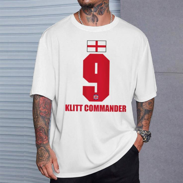 England Sauf Klitt Commander Son Name S T-Shirt Geschenke für Ihn