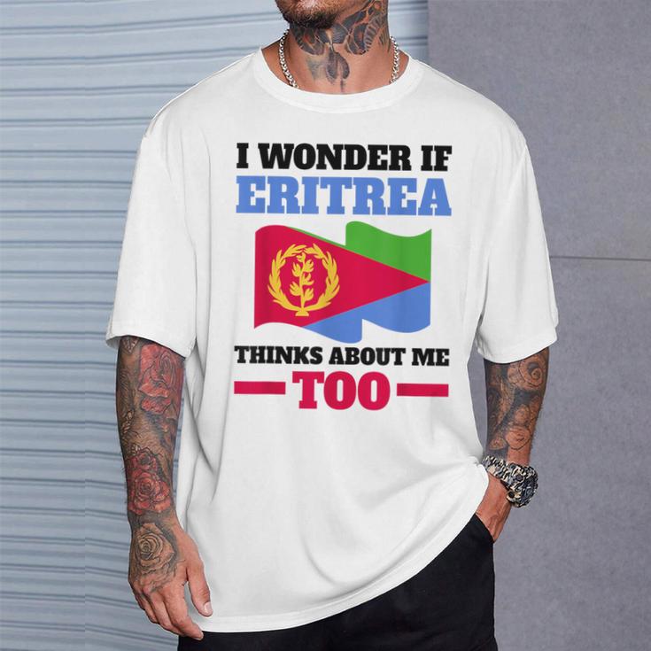 Eritrea Eritreische Flagge T-Shirt Geschenke für Ihn