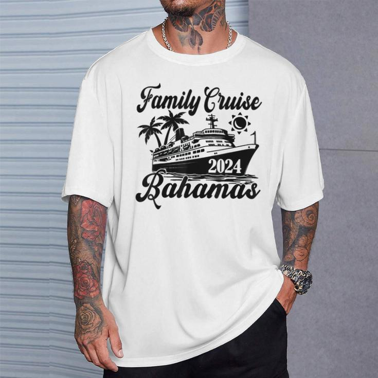 Family Cruise Bahamas 2024 Family Matching Couple T-Shirt Gifts for Him
