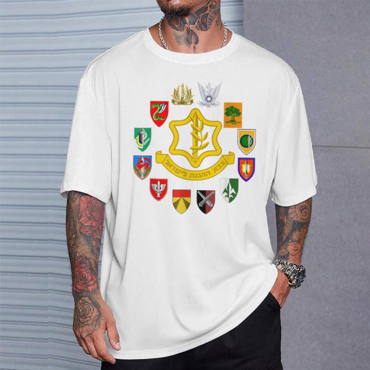 Fdi Fuerzas De Defensa Israel Ejército Israelí Unidades Militares Israelíes Camiseta unisex Regalos para él