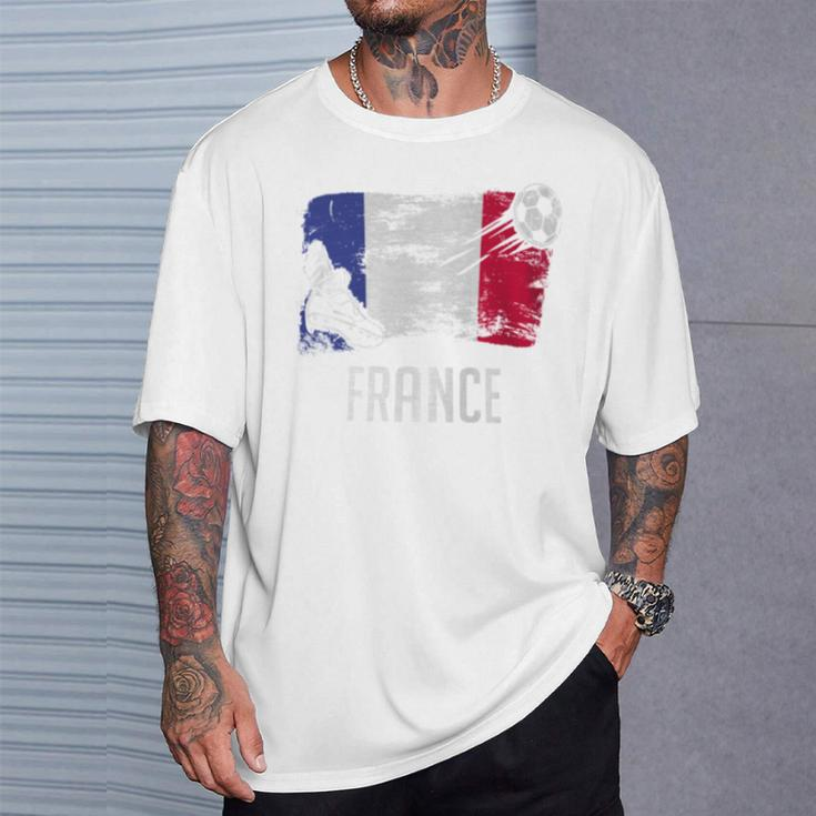 France Flag Jersey French Soccer Team French T-Shirt Gifts for Him