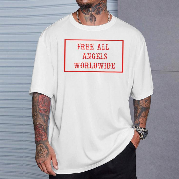 Free All Angels Worldwide T-Shirt Geschenke für Ihn