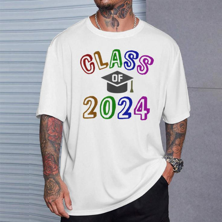 Class Of 2024 Graduation 12Th Grade Senior Last Day T-Shirt Gifts for Him