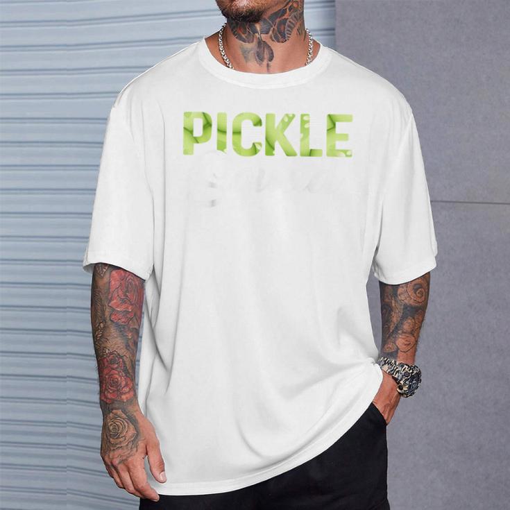 Pickle Cucumber Vegan Squad Green Grocer Green Farm T-Shirt Gifts for Him