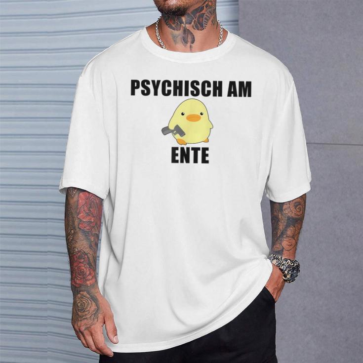 Psychisch Am Ente T-Shirt Geschenke für Ihn