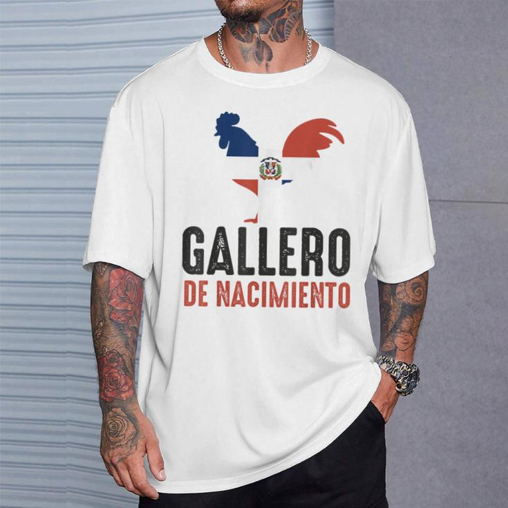Gallero Dominicano Pelea Gallos Dominican Rooster T-Shirt Gifts for Him