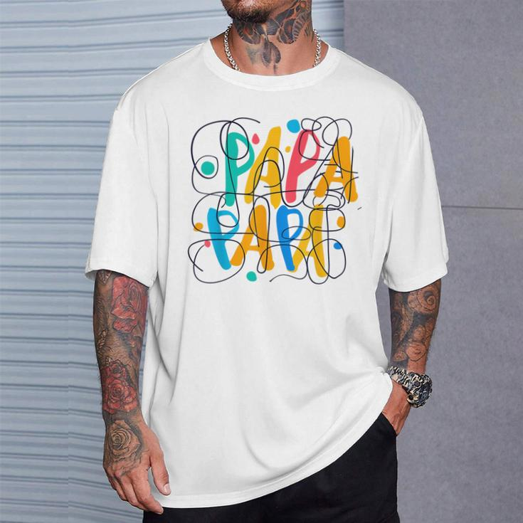 For Papa From My Son Daughter Father's Day 2024 T-Shirt Gifts for Him