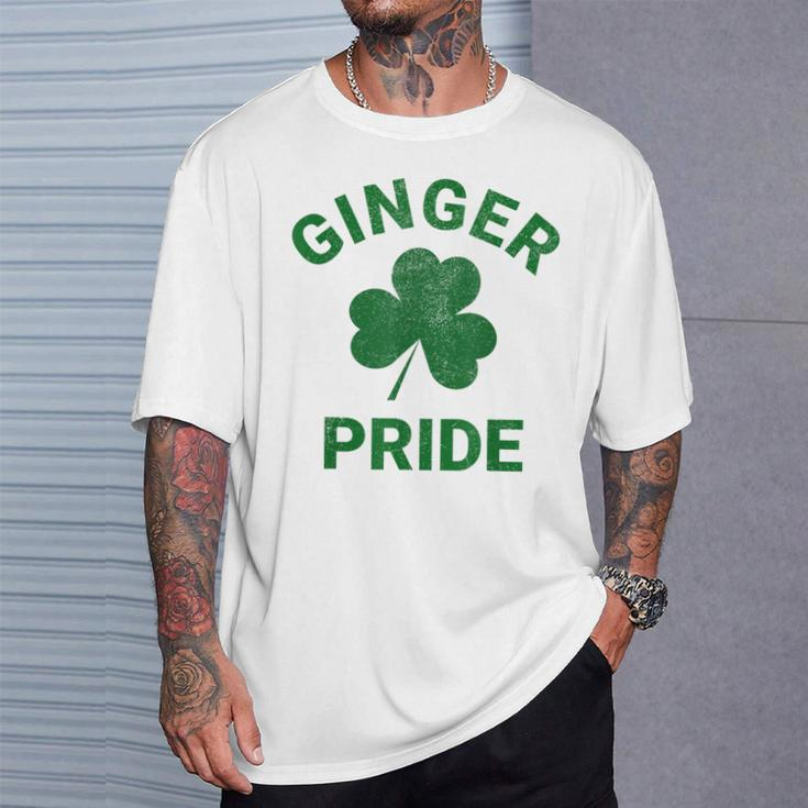 Ginger Pride Redhead St Patrick's Day T-Shirt Gifts for Him