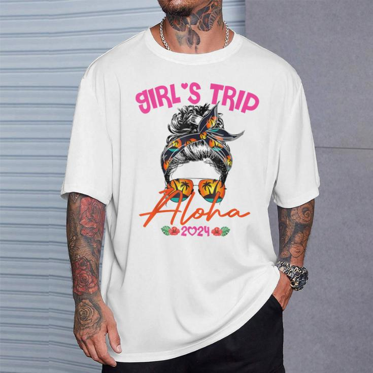 Girls Trip Aloha Hawaii 2024 Girls Weekend 2024 For Women T-Shirt Gifts for Him