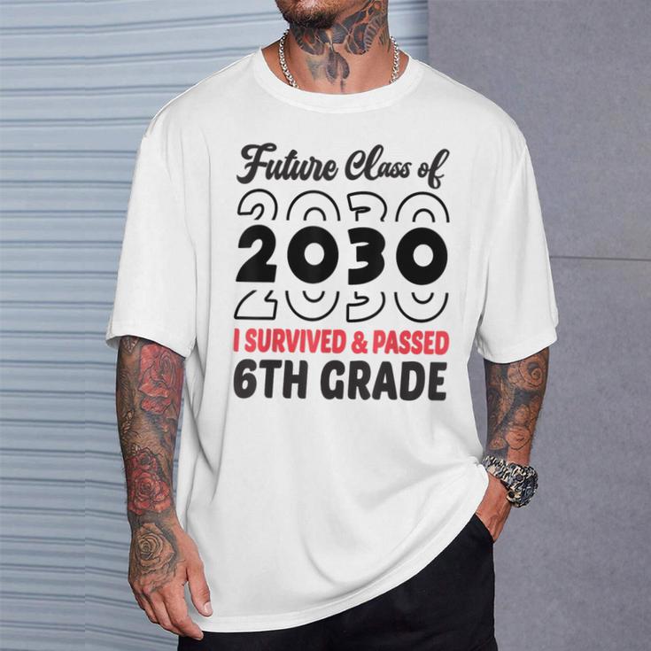 Graduation 2024 Future Class Of 2030 6Th Grade T-Shirt Gifts for Him