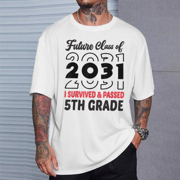 Graduation 2024 Future Class Of 2031 5Th Grade T-Shirt Gifts for Him