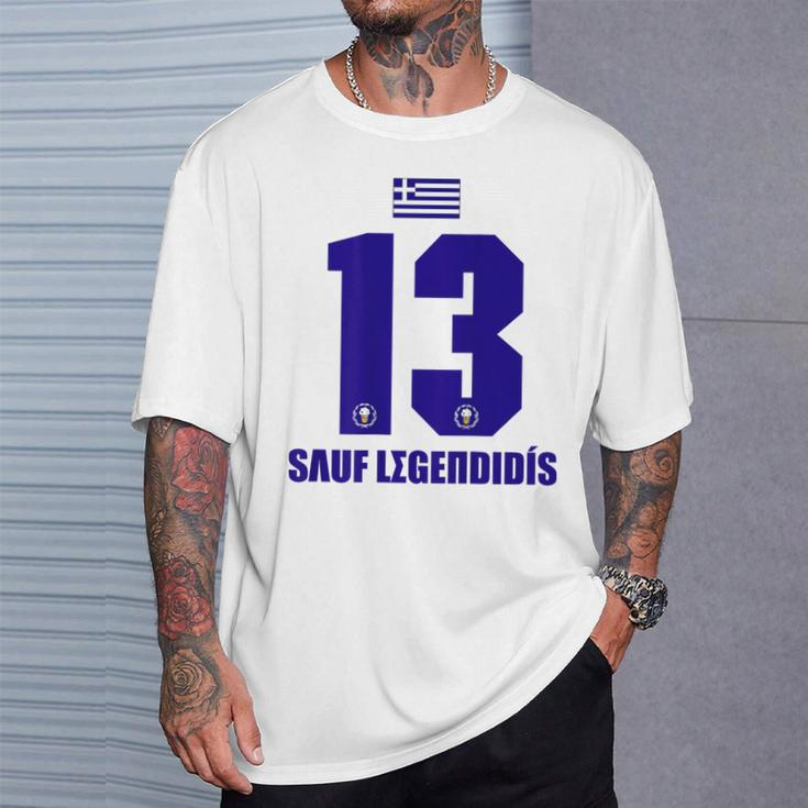Greece Sauf Legend Legend Legdis Son Name T-Shirt Geschenke für Ihn