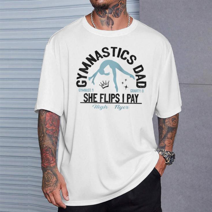 Gymnastik Papa Für Stolzeäter Raglan T-Shirt Geschenke für Ihn