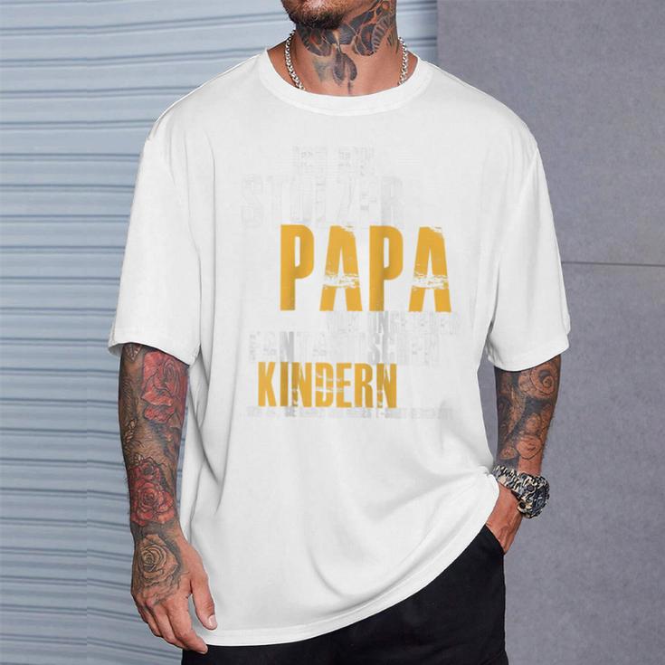 Herren Papaater Tochter Sohn Spruch Lustig Witzig Fun Geschenk Raglan T-Shirt Geschenke für Ihn