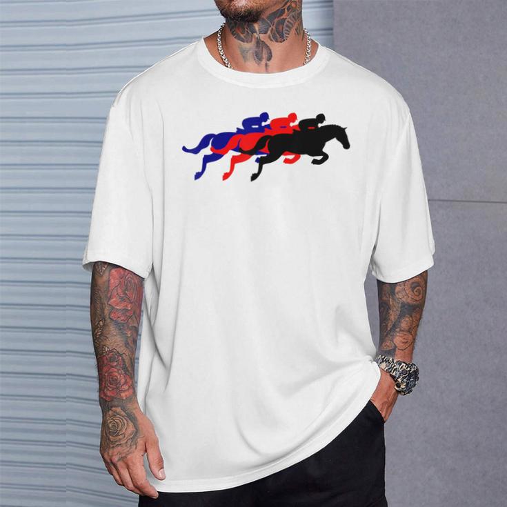 Horse Race Splechase Derby Racing T-Shirt Gifts for Him