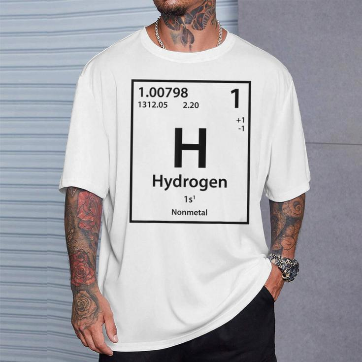 Hydrogen Element Blue T-Shirt Geschenke für Ihn