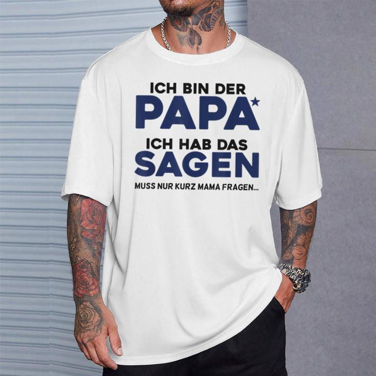 Ich Bin Der Papa Gray T-Shirt Geschenke für Ihn