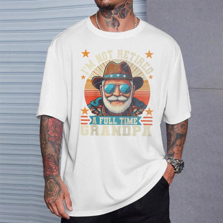 Ich Bin Nicht Im Ruhestand Ich Bin Einollzeit-Opa Lustiger Papa Im Ruhestand Raglan T-Shirt Geschenke für Ihn