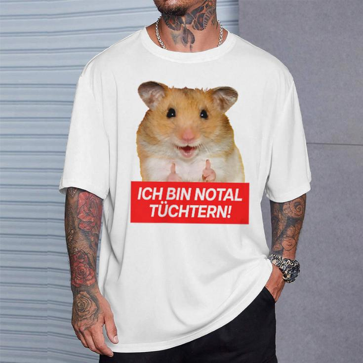 Ich Bin Notal Tüchtern Hamster Meme Total Schüchtern T-Shirt Geschenke für Ihn