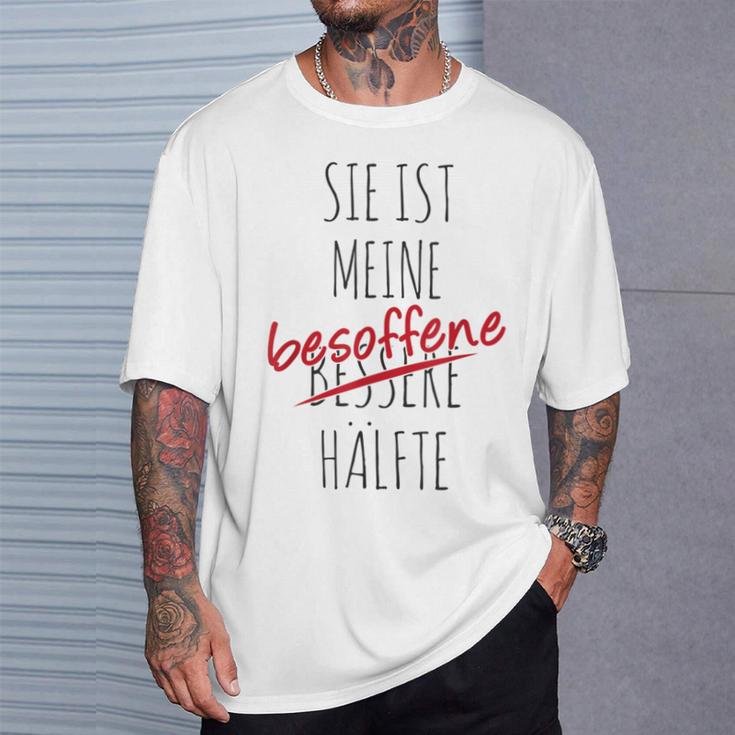 Ich Ist Meine Besoffen Half T-Shirt Geschenke für Ihn