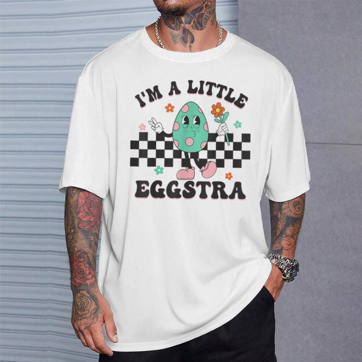 I'm A Little Eggstra Cute Bunny Eggs Happy Easter Day T-Shirt Gifts for Him