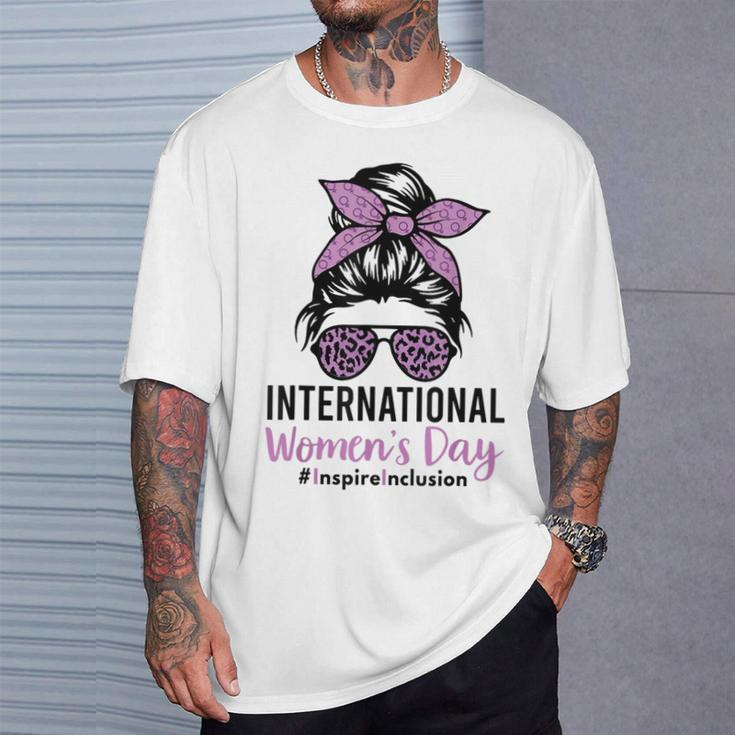 International Women's Day 2024 8 March Iwd Inspire Inclusion T-Shirt Gifts for Him