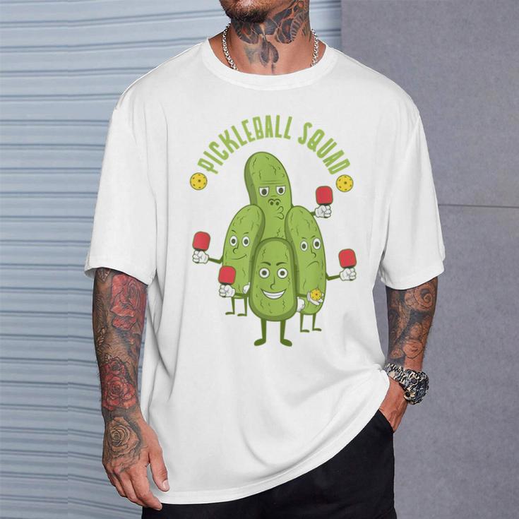 Ironic Pickle Ball Player Dink Pickleball Squad T-Shirt Gifts for Him